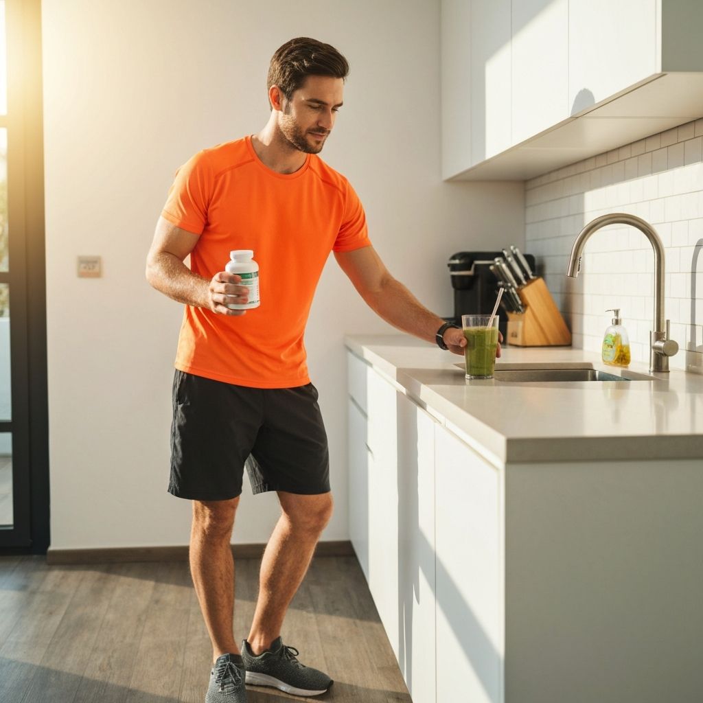 Men's wellness supplements for daily routines